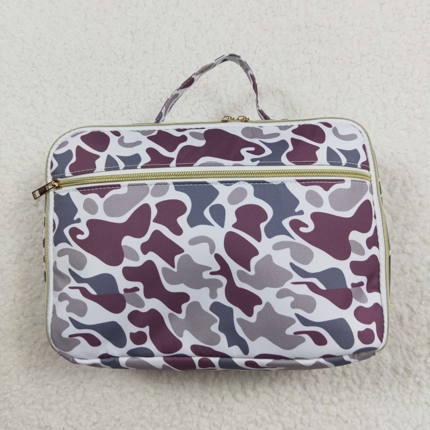 BA0227 preorder sibling western Lunch bag camo bag 202407  13.38*3.94*3.54*9.45Inches