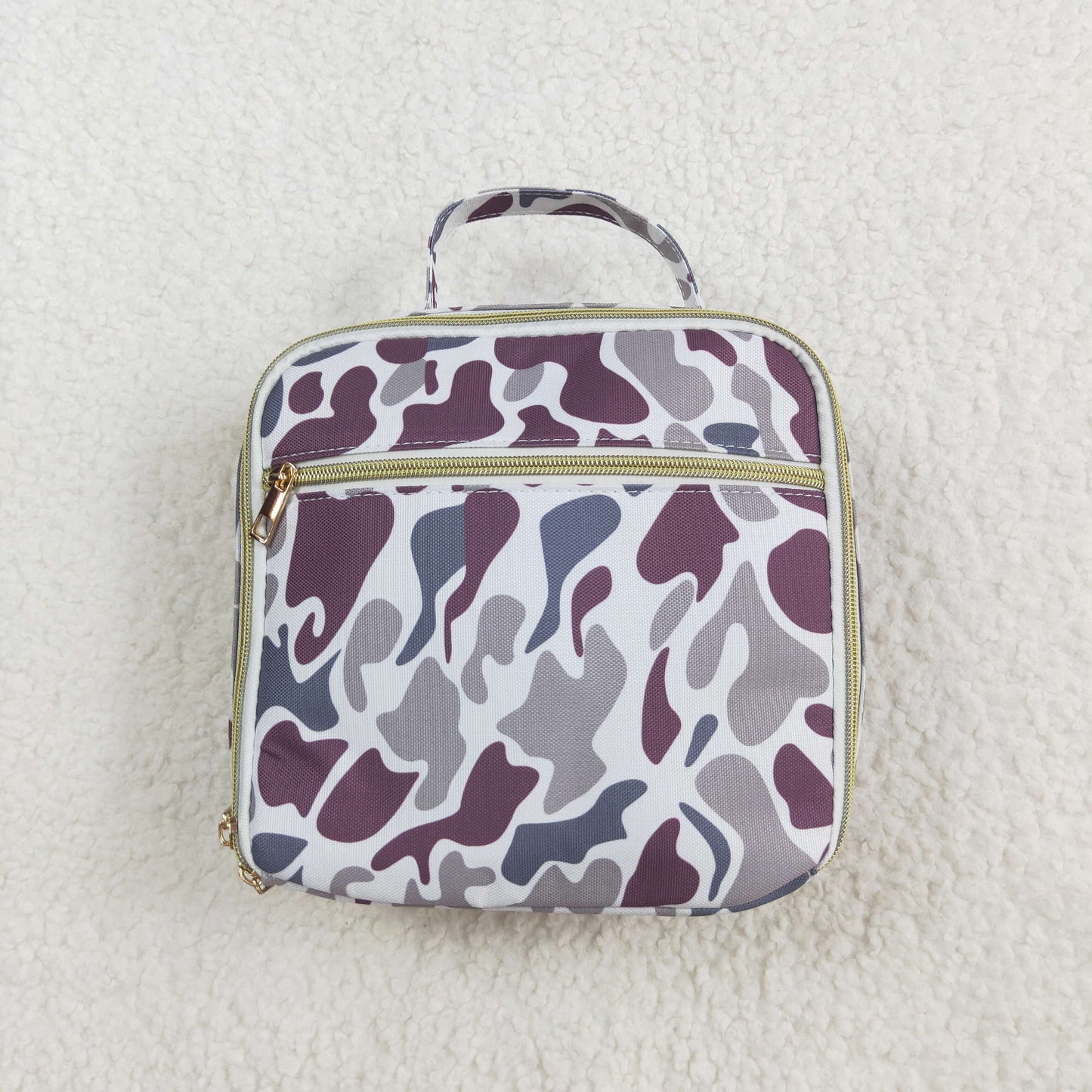 BA0227 preorder sibling western Lunch bag camo bag 202407  13.38*3.94*3.54*9.45Inches