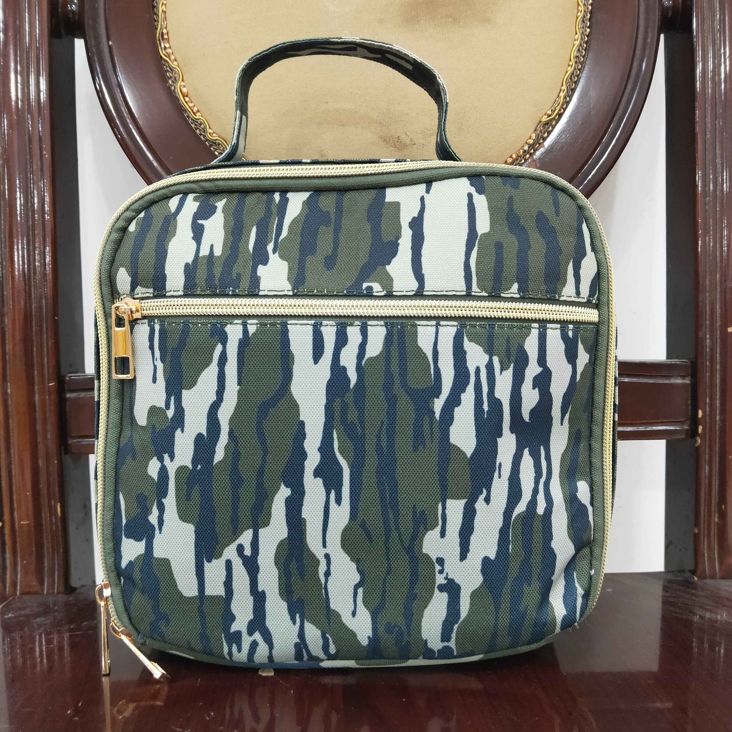 BA0228 sibling western Lunch bag camo bag 202407 RTS  3.5*8.5*8.5Inches