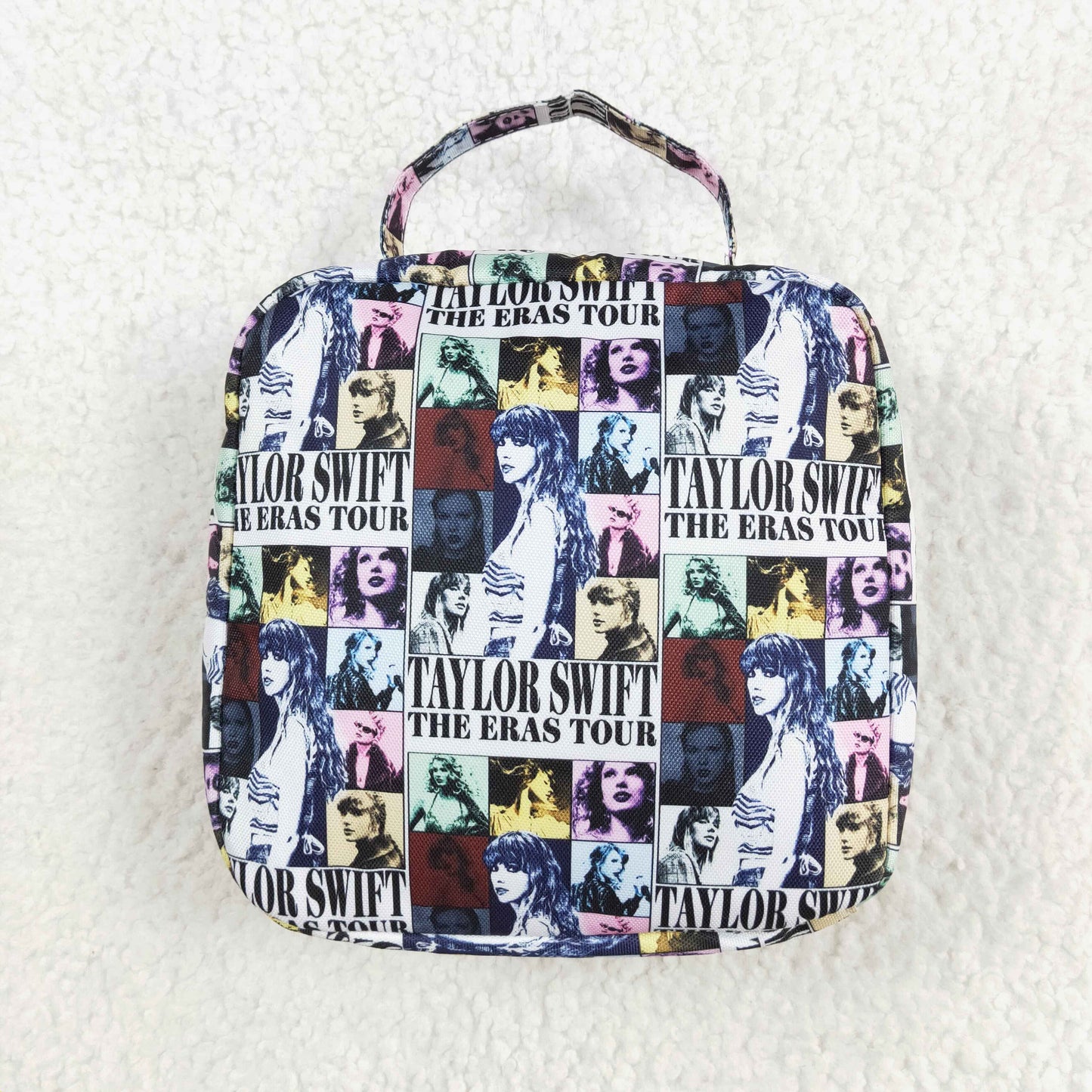 BA0237 sibling western Lunch box bow TS taylor swift ruffle pink bag 3.5*8.5*8.5 Inches RTS