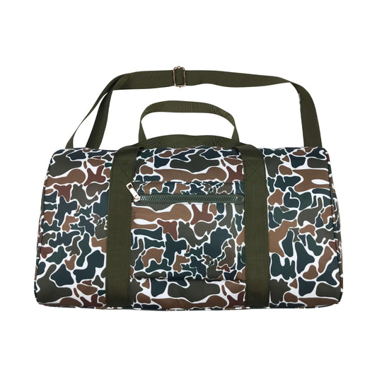 NO MOQ RTS BA0264 Kids Bag Classic Hunting Camo Print Travel Duffle Bag 202610