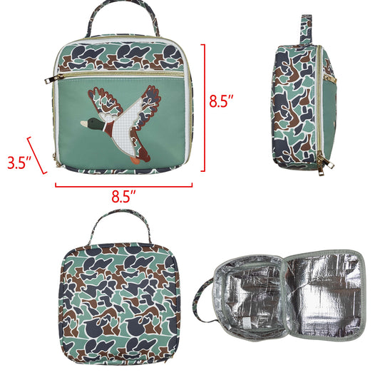BA0270 duck sibling western Lunch bag camo bag 2025017 RTS  3.5*8.5*8.5Inches