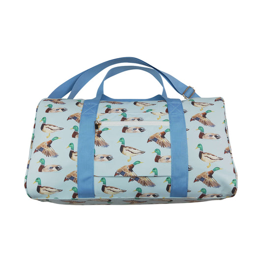 NO MOQ RTS BA0275 Kids Bag Mallard Duck Watercolor Print Travel Duffle Bag 202610