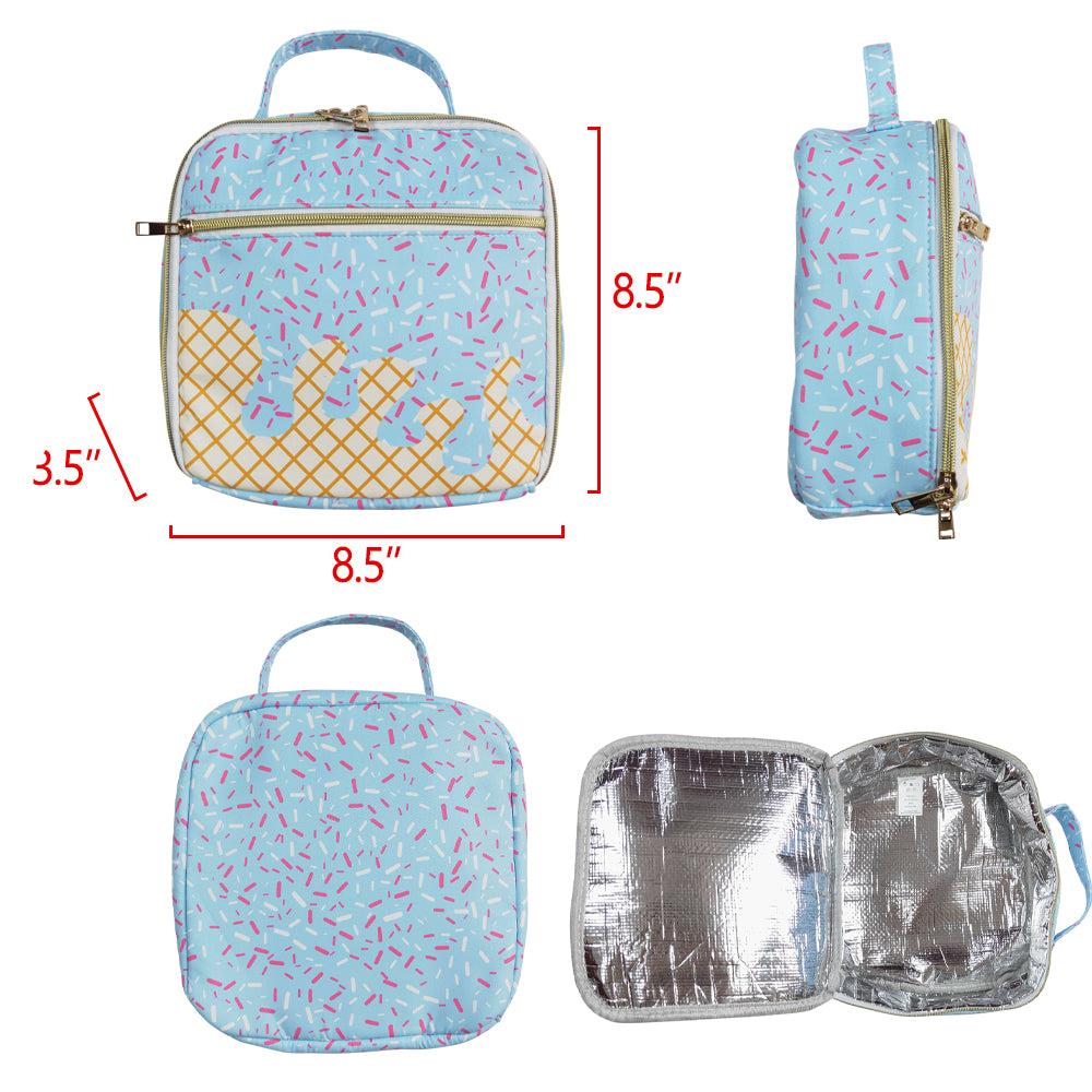 BA0296 sibling western Lunch bag team bag   3.5*8.5*8.5Inches RTS RTS Free shipping order $100+