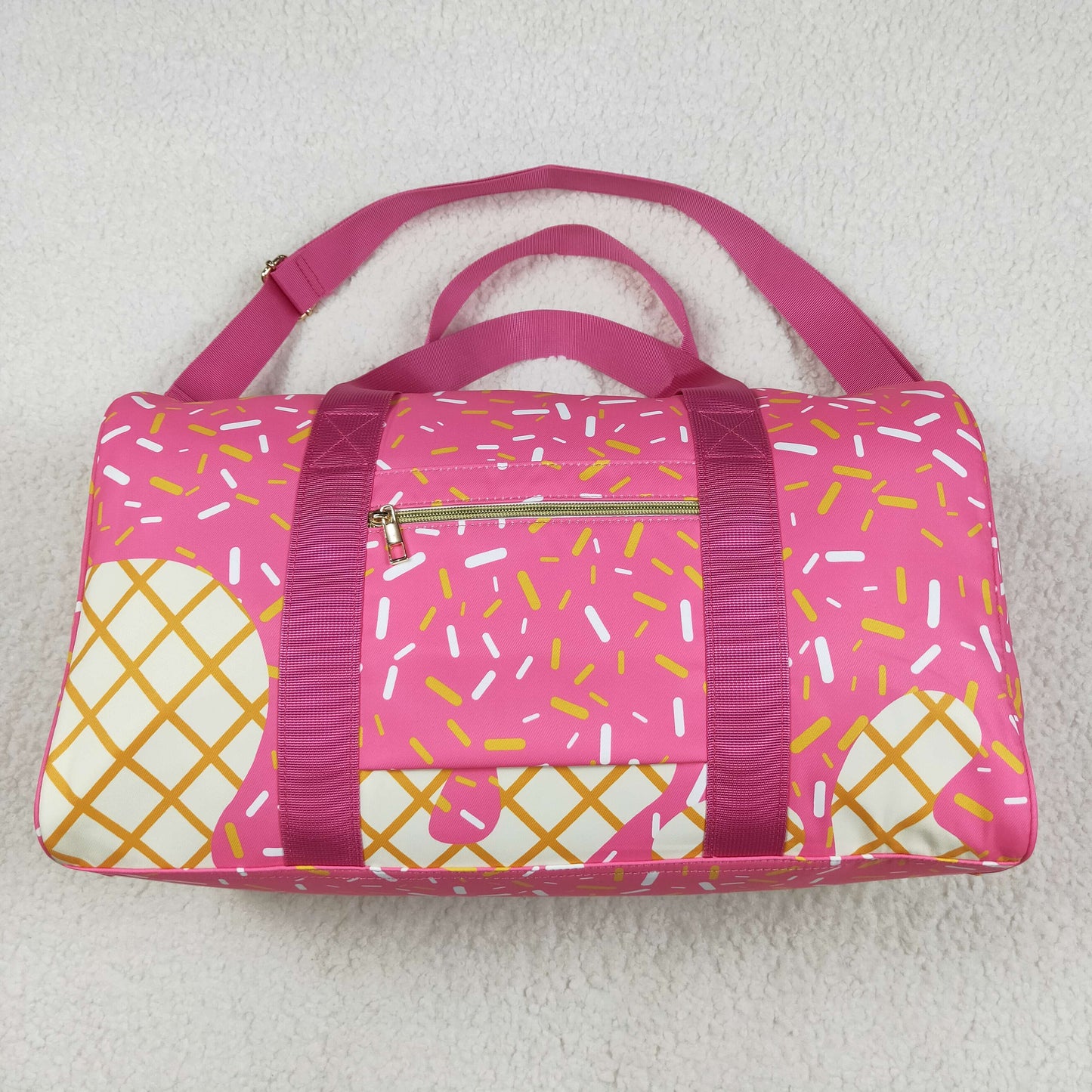 BA0298 ice cream handbag hold-all bag 18.5*11.2*7.9 inches 202505 RTS  Free shipping order $100+