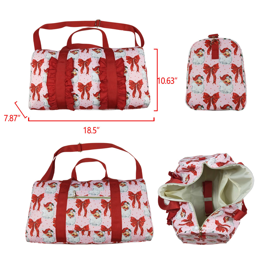 BA0306 Christmas Santa handbag hold-all bag 18.5*11.2*7.9 inches RTS 202507
