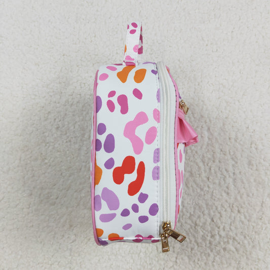 BA0309 LEOPARD  RTS sibling western  meal box Lunch box bag 3.5*8.5*8.5  inches