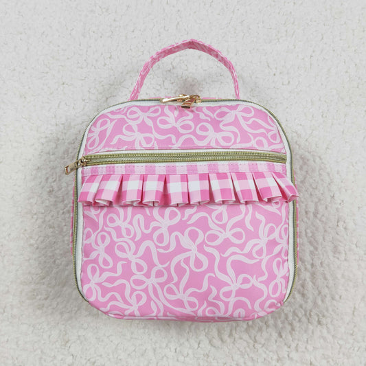 BA0310 BOW RTS sibling western  meal box Lunch box bag 3.5*8.5*8.5  inches