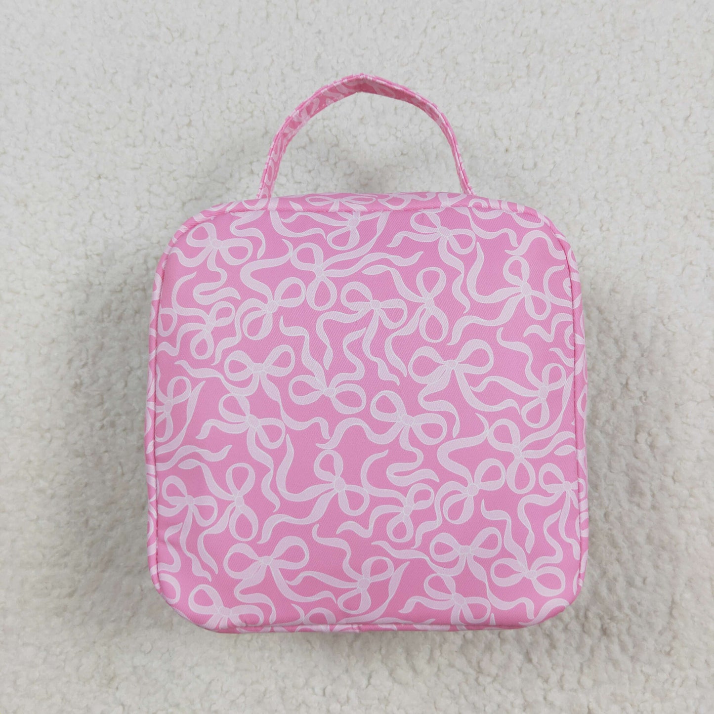 BA0310 BOW RTS sibling western  meal box Lunch box bag 3.5*8.5*8.5  inches