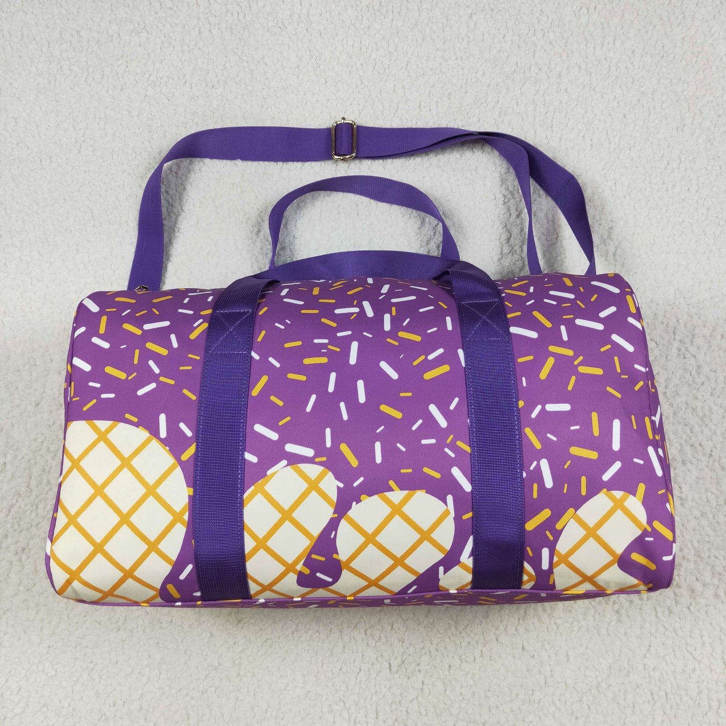 BA0321 PURPLE  RTS  ice cream handbag hold-all bag 18.5*11.2*7.9 inches 202506