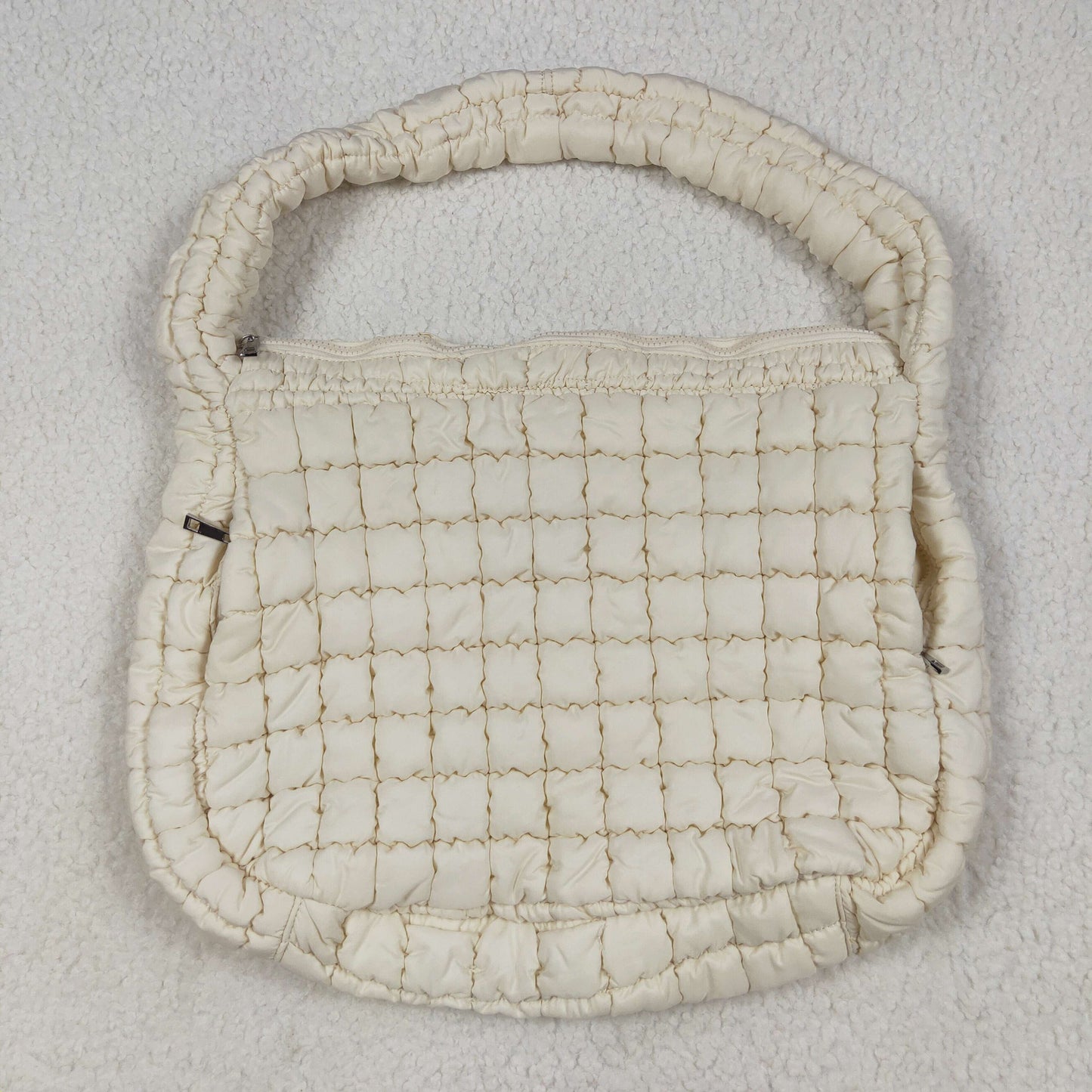 BA0328 cream handbag bag 18.5*11.4*5.1 inches 202506 free shipping over $100