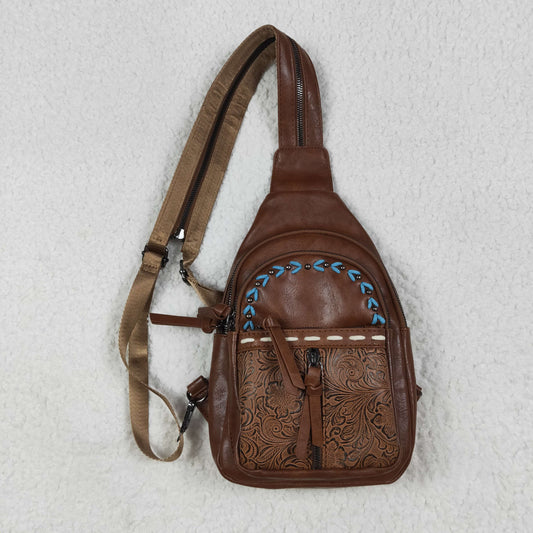 BA0330 Women's Bohemian sling  Crossbody Bag with Adjustable Strap 27.6*37.7inches & 5.1*18.5*11.4  leather bag  202507 RTS
