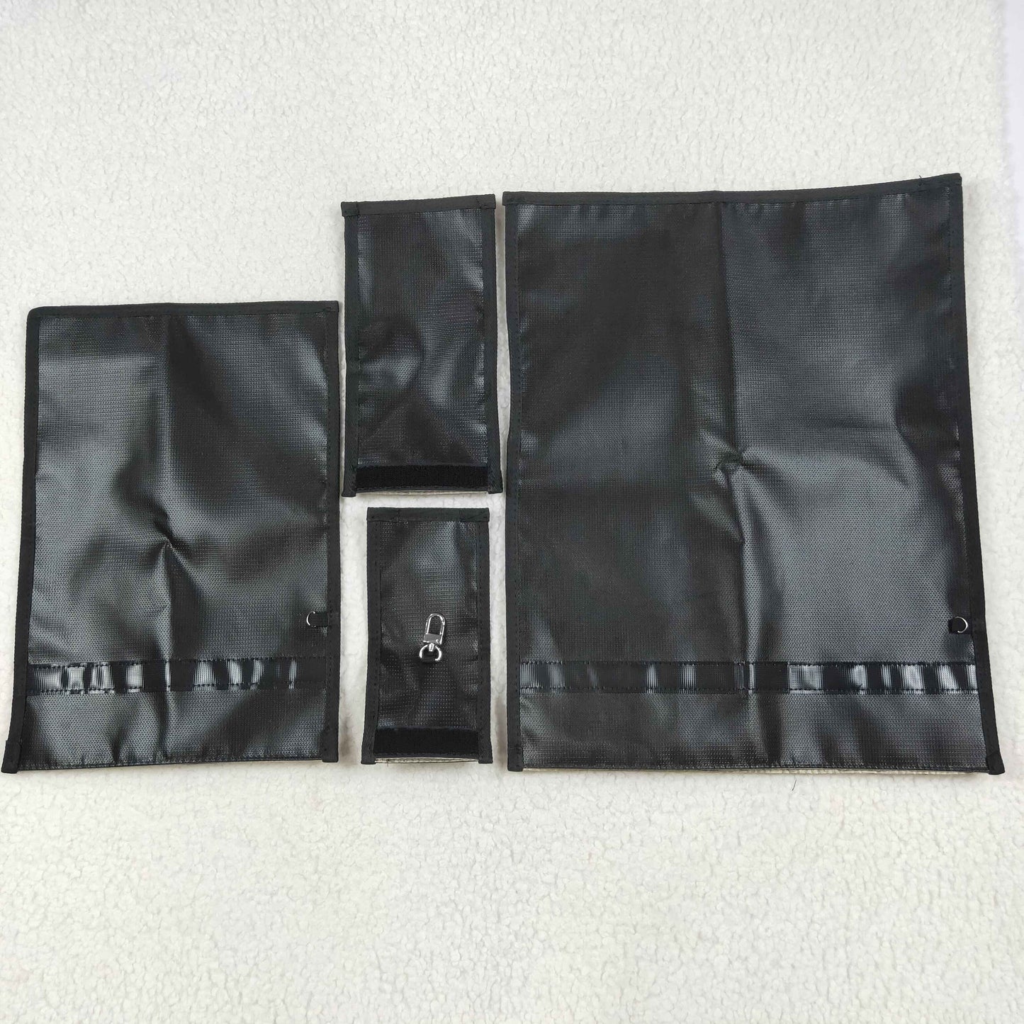 BA0329  Black 4Pcs Faraday Bag Portable Fireproof Waterproof Safe Reliable Faraday Signal Blocking Bag for Laptops Tablets Phone Car Keys  inches 202506 free shipping over $100