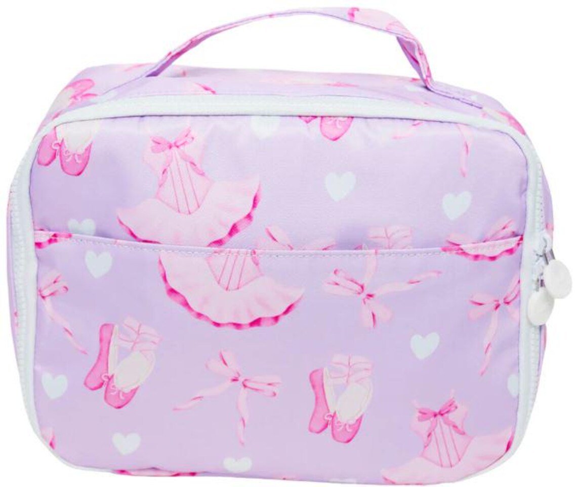 preorder BA0345 sibling western dress pink bow meal box Lunch box bag 3.5*8.5*8.5  inches 202508