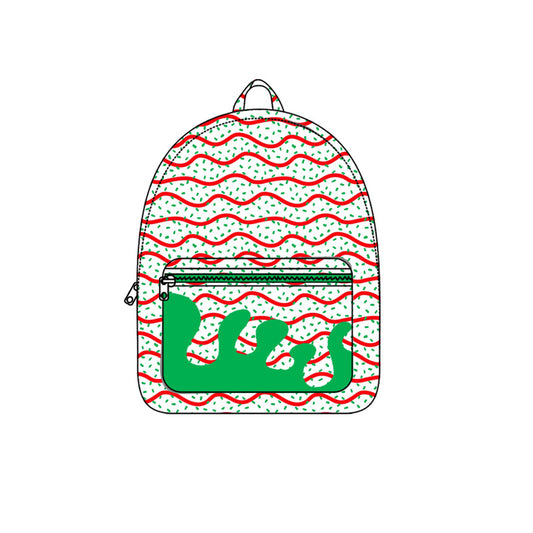 BA0346 preorder pink green splatter ice cream drip  backpack bag 5*17*13.5  inches 202508
