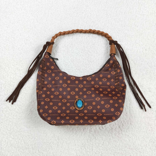 BA0373 Women's Bohemian sling  Brown Bag Strap inches  leather bag  202508 RTS free shipping over $100