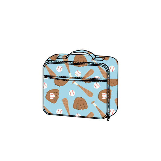 BA0381  RTS western baseball meal box Lunch box bag 3.5*8.5*8.5  inches