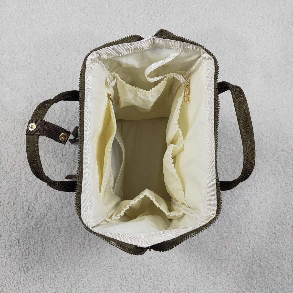 NO MOQ RTS BA0403(1)-embroidery Baby Bag Hunting Dog Embroidery Camo Print Diaper Backpack 202610