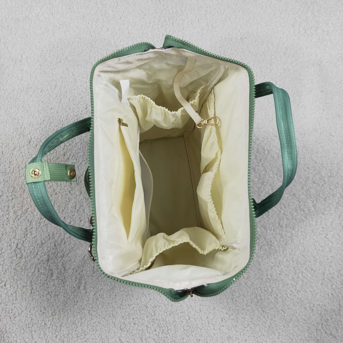 NO MOQ RTS BA0404 Baby Bag Mallard Duck Embroidery Camo Print Diaper Backpack 202610