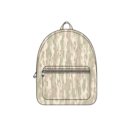 Preorder (moq 5) BA0460 Baby Boy Clothes Camo Print Kids Backpack