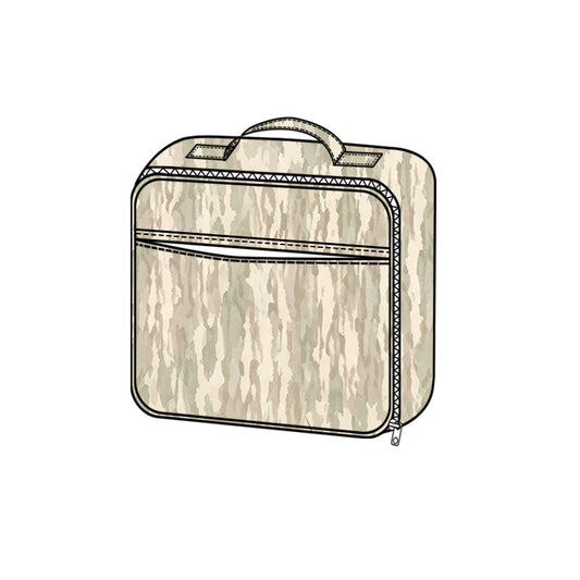 Preorder (moq 5) BA0461 Baby Boy Clothes Camo Print Kids Carry Luggage Bag
