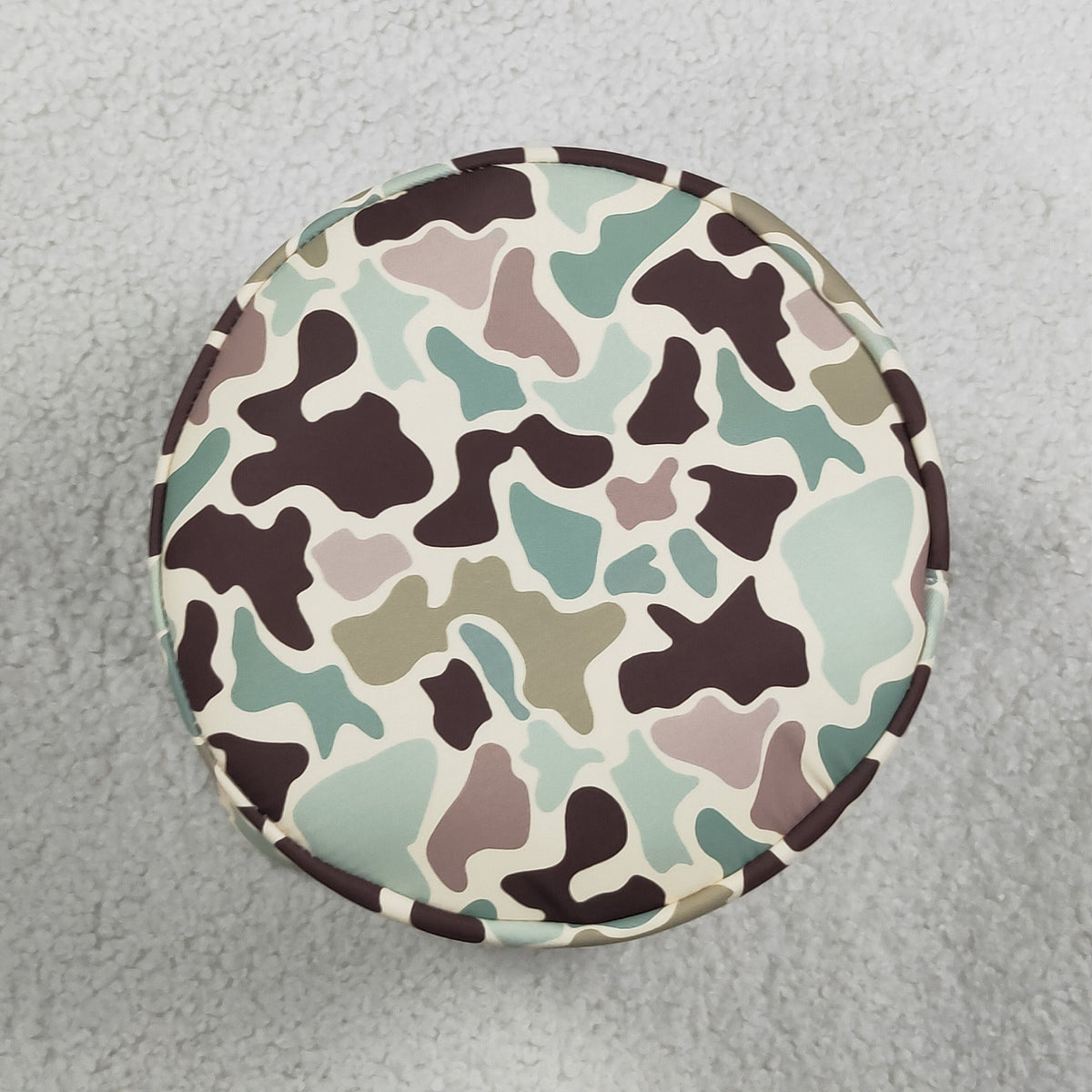 NO MOQ RTS BA0465(2)-embroidery Baby Girl Bag Vintage Camo Print Fluffy Bunny Applique Easter Basket 202610