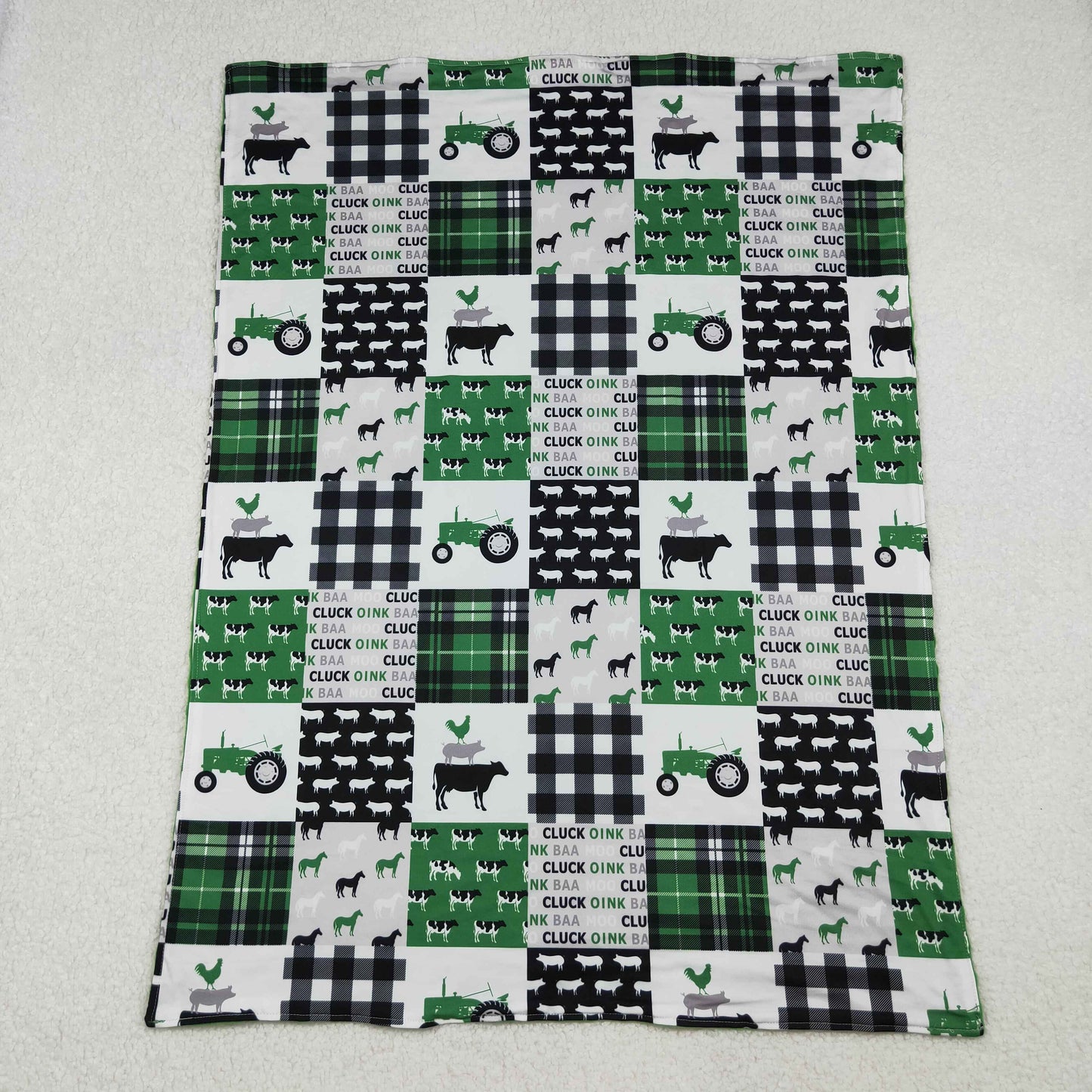 BL0056 Moo cluck girl blanket  202510 RTS