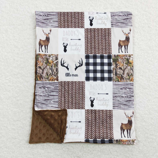 BL0108 camo deer western blanket RTS 202401