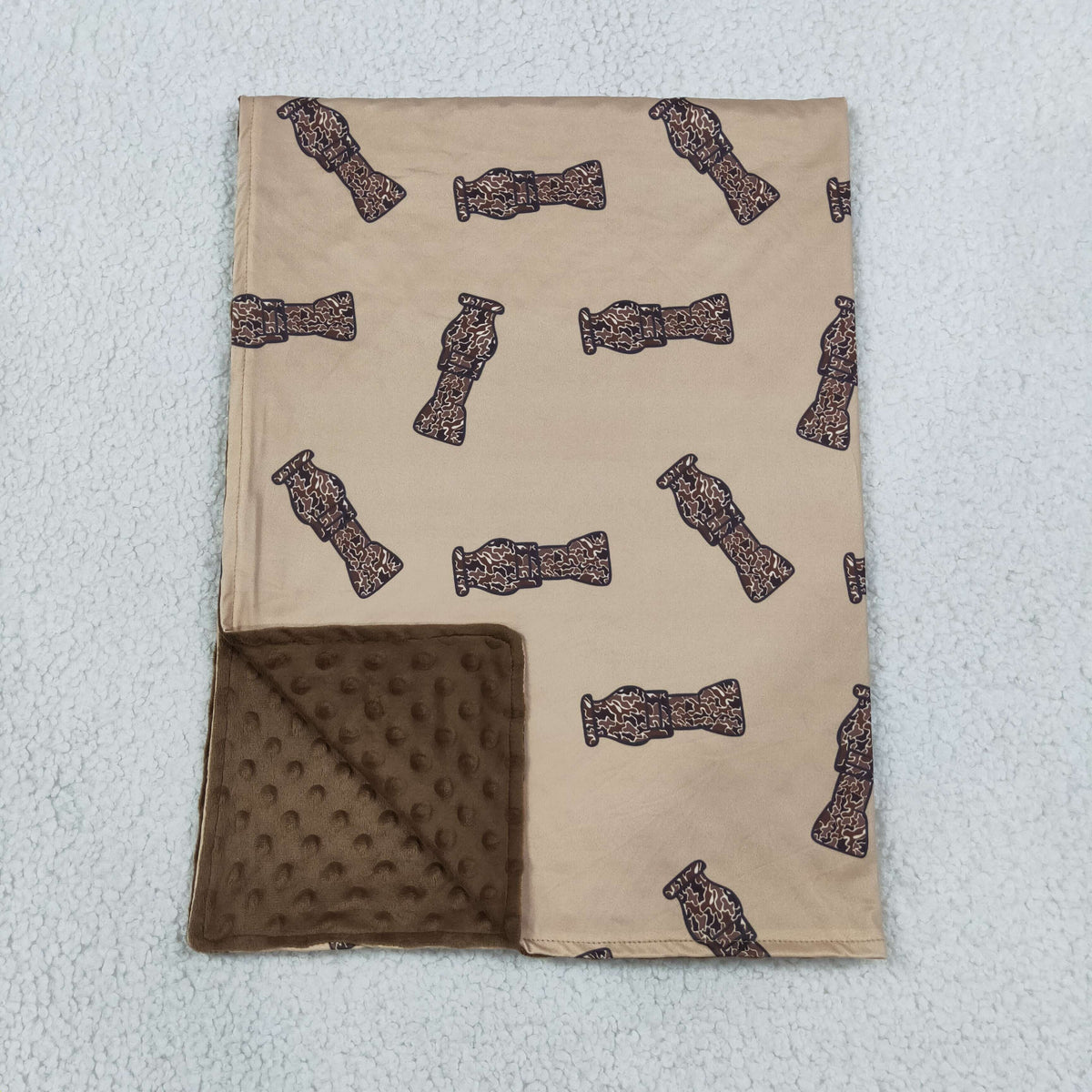 RTS NO MOQ BL0165 western duck camo blanket   22026
