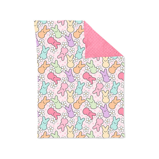 BL0185  bunny Easter blanket preorder  202411