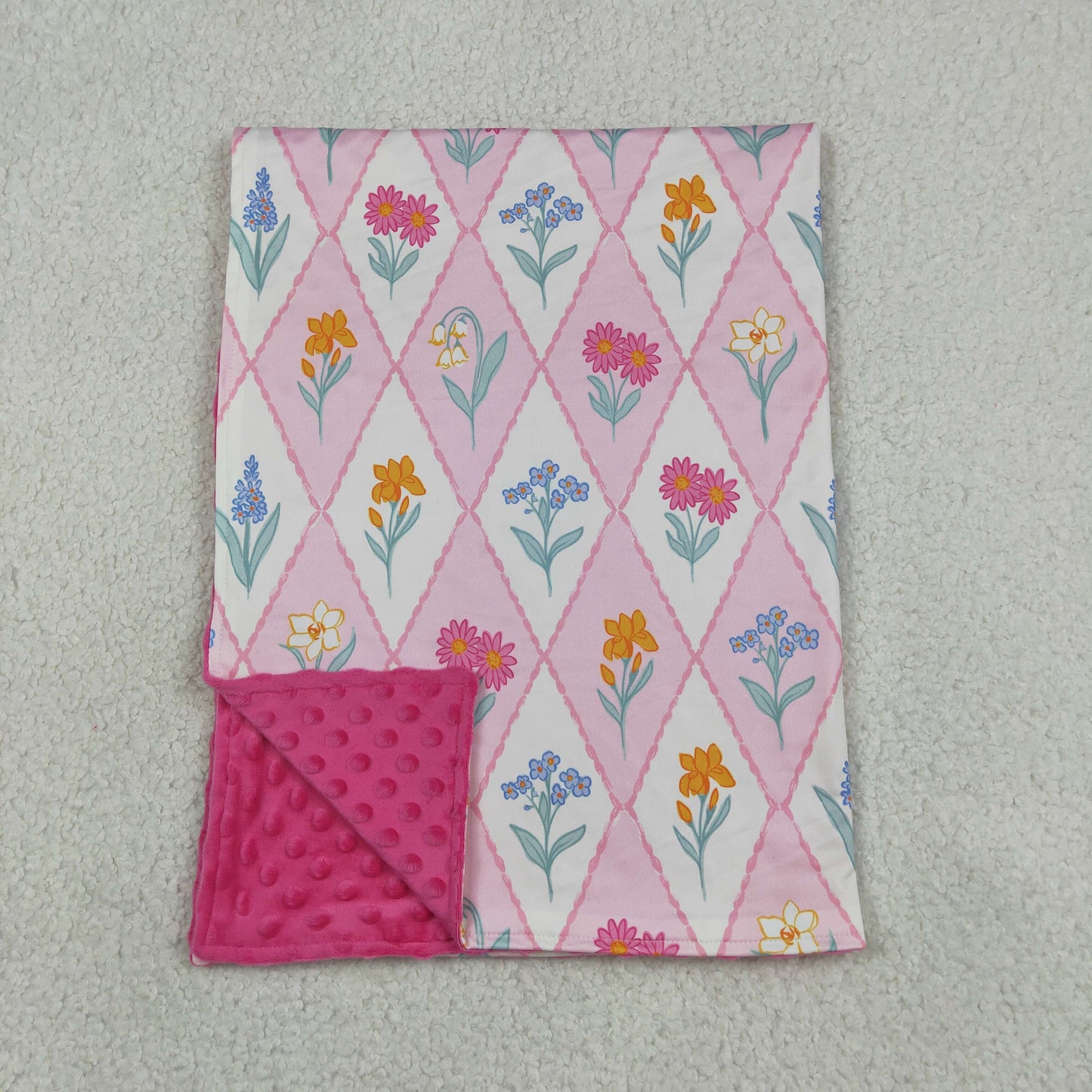 BL0233  flowers western blanket RTS 202605