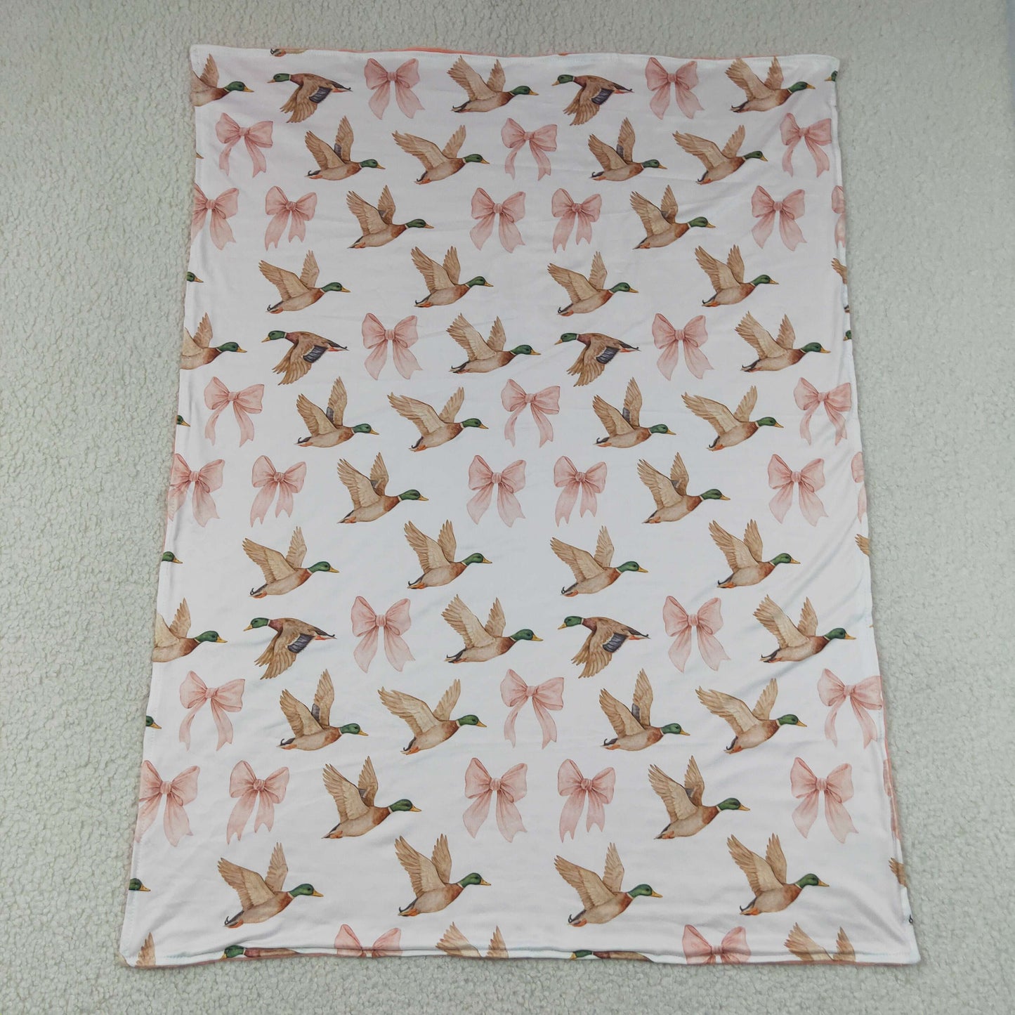BL0248 duck bow western blanket RTS 202607  RTS
