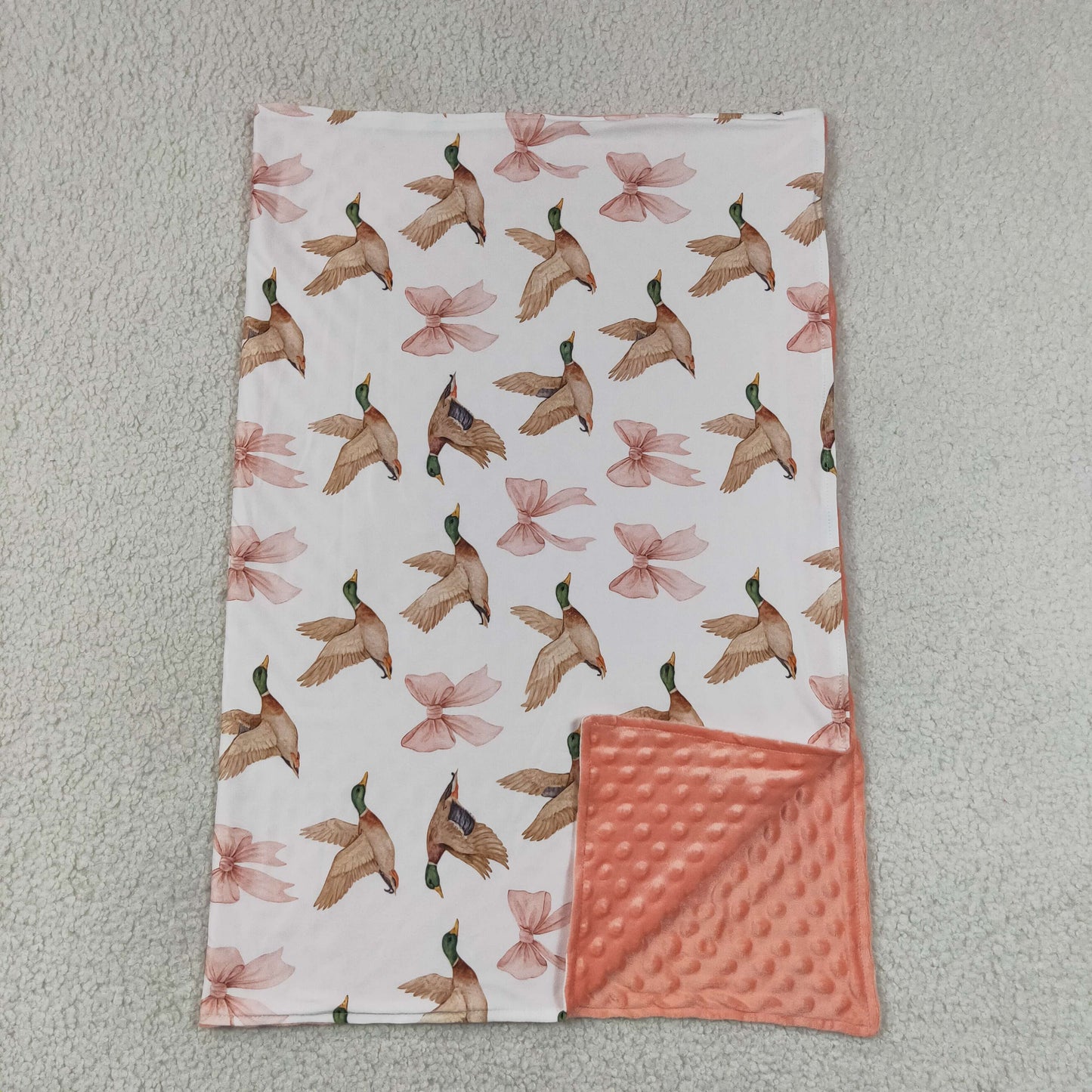 BL0248 duck bow western blanket RTS 202607  RTS
