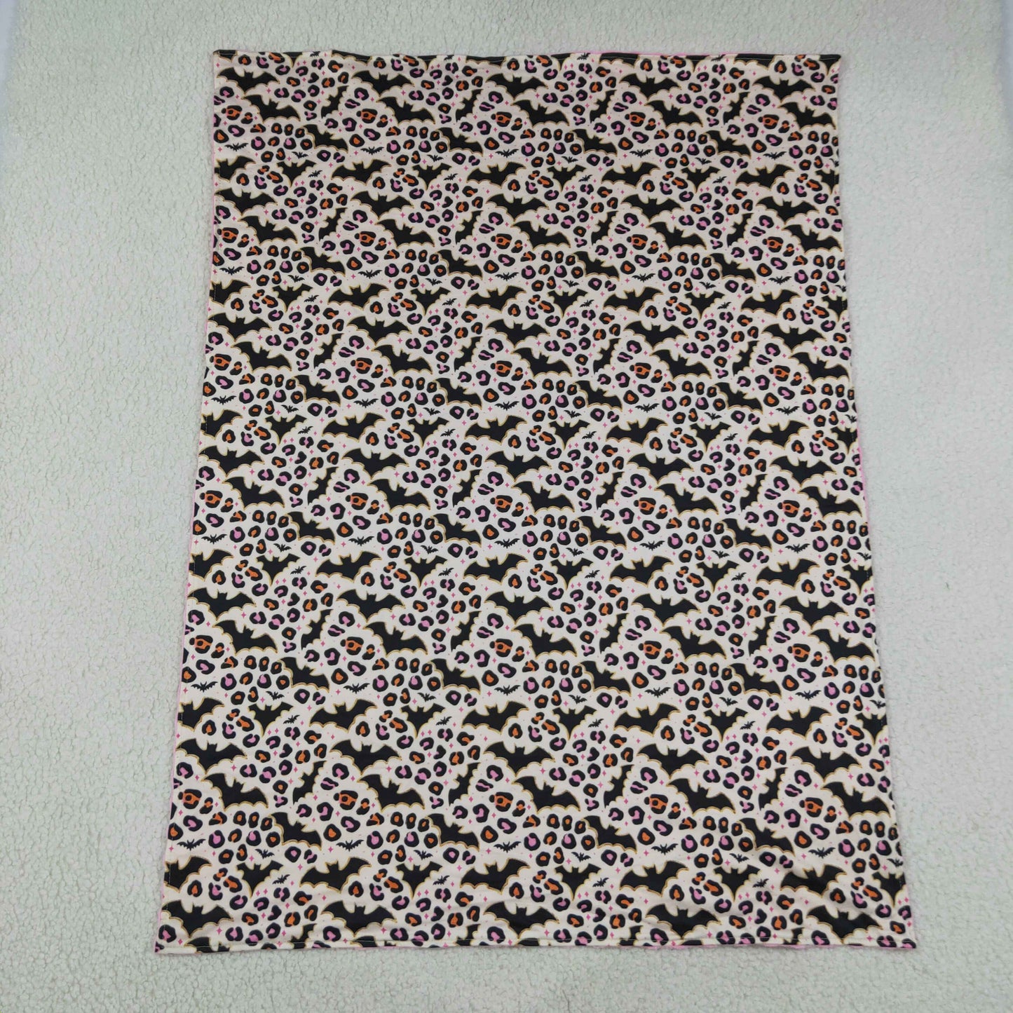 BL0254 Bat Halloween western blanket RTS 202608  RTS