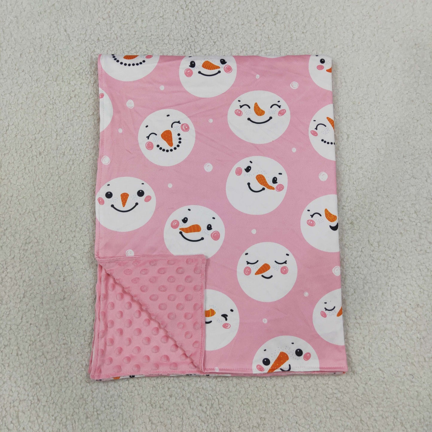 RTS BL0266 Cartoon snowman baby sleep blanket  202608