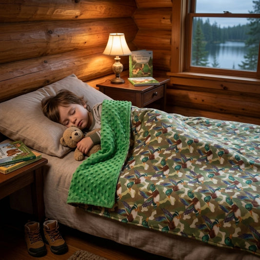 RTS NO MOQ BL0286 western duck GREEN blanket 202609