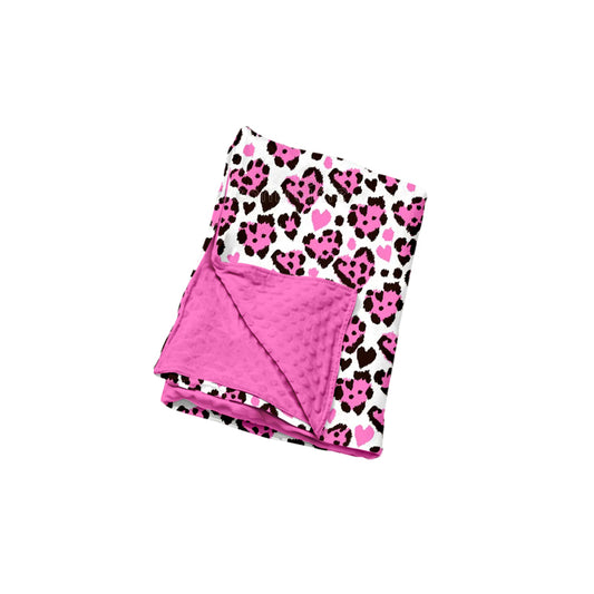 Pre-order BL0304 Camo leopard PINK blanket 29*42INCHES