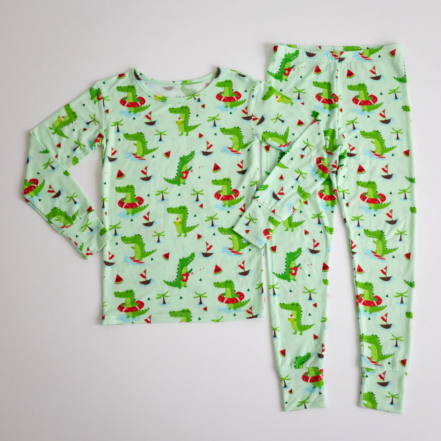 BLP0172 long sleeve cartoon dinosaur pajamas girl boy pajamas outfit 20230508 preorder