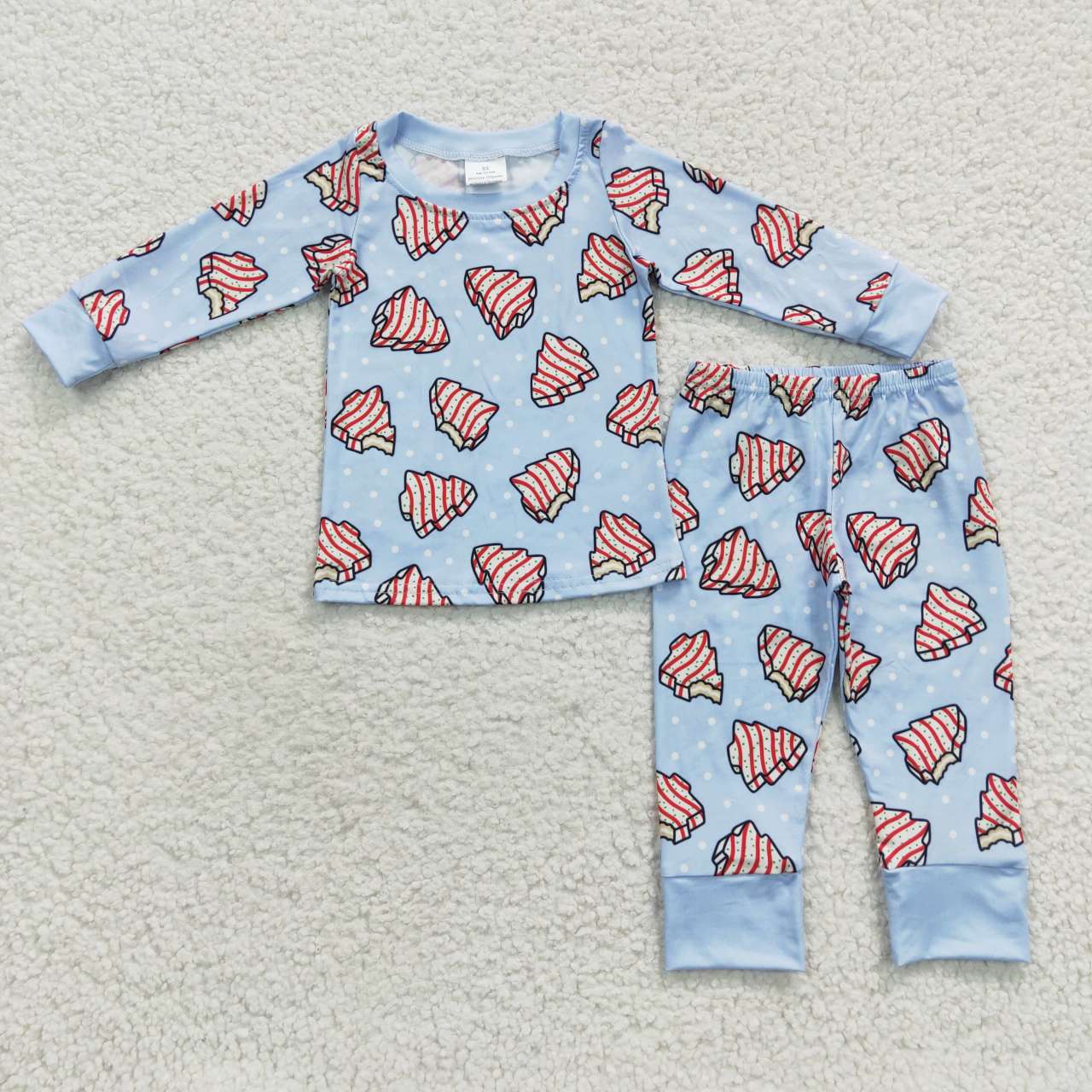 BLP0181 western cream cake long sleeve kids boy pajamas outfit  20230621 RTS