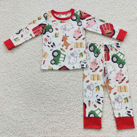 BLP0197 Christmas long sleeve boy children outfit 20230628 RTS