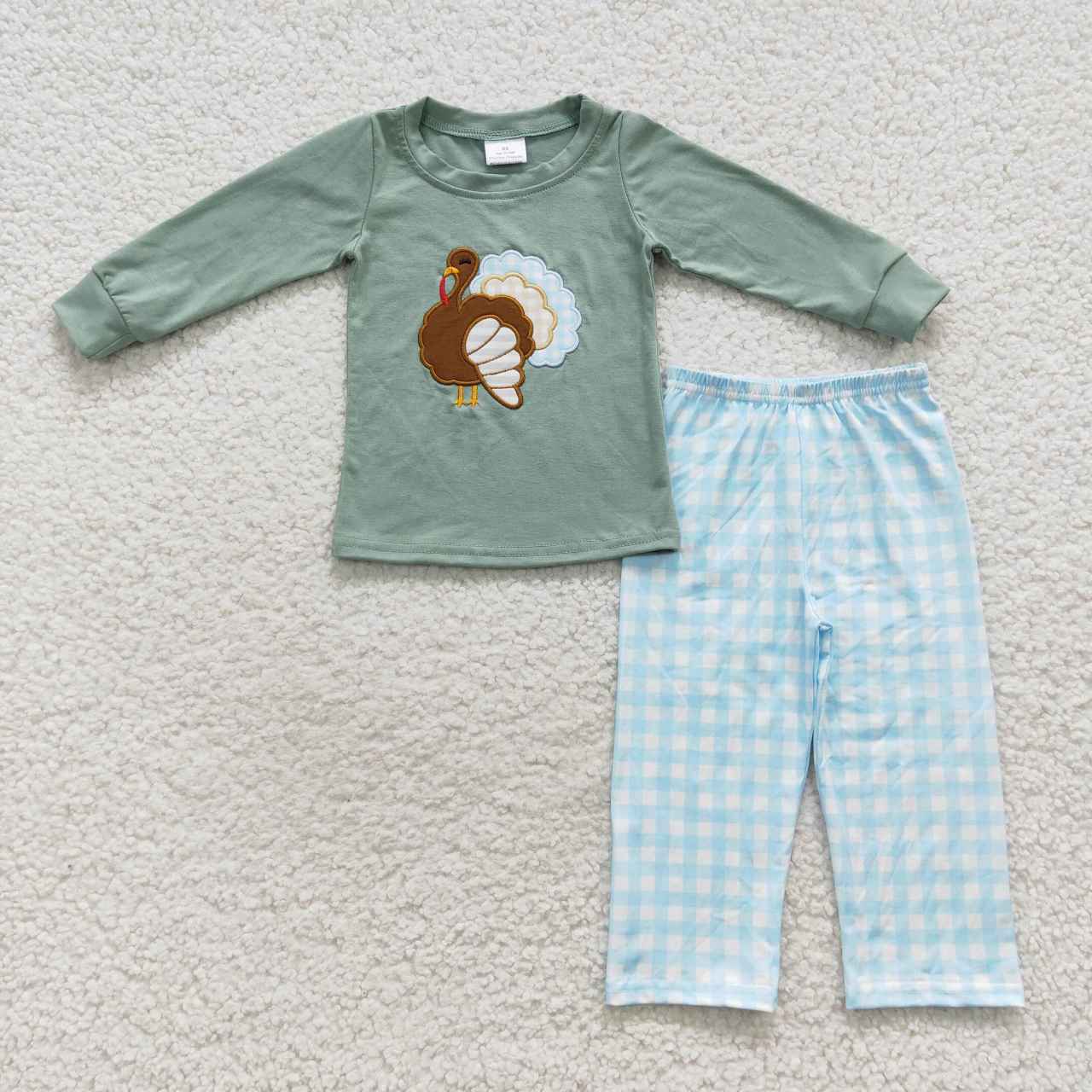 BLP0214 Thanks giving children long sleeve children boy outfit 20230804 RTS