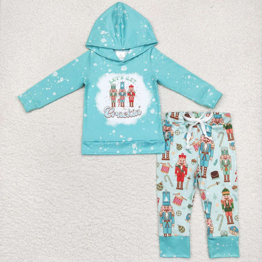 BLP0231 hoodie cartoon Christmas nutcracker long sleeve children boys outfit 20231005