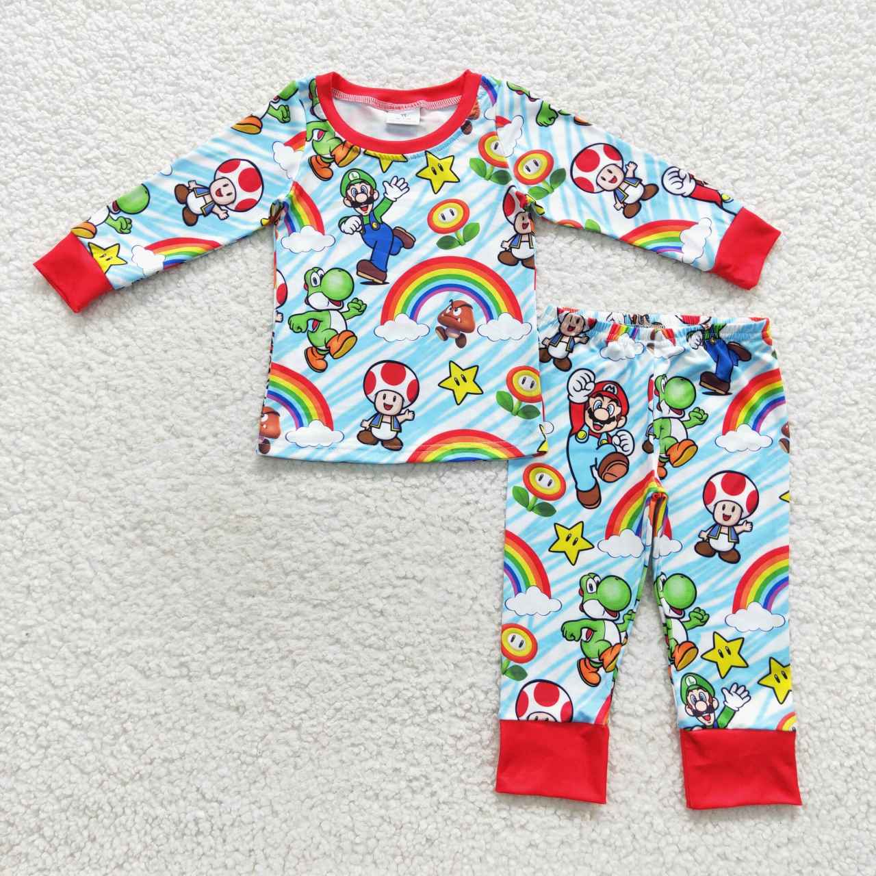 promotion BLP0275  mario turtle cartoon long sleeve girl outfit 20230807 RTS