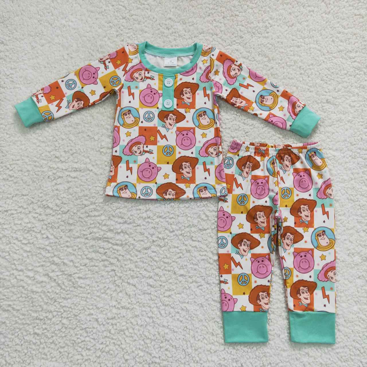 promotion BLP0279 cartoon story long sleeve girl boy pajamas outfit 20230920 RTS