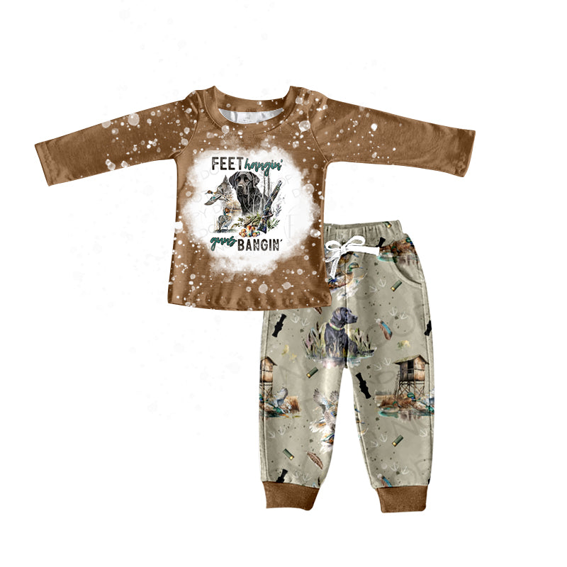 BLP0311 western dog long sleeve boy outfit RTSr 20231007