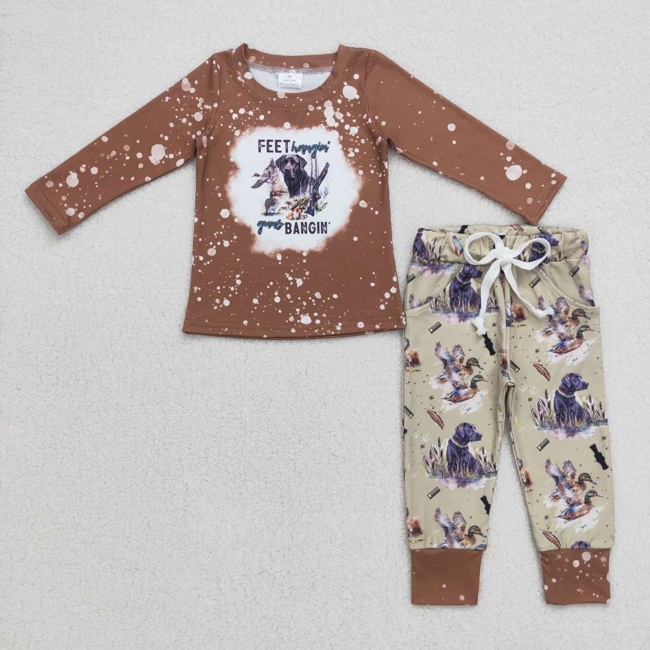 BLP0311 western dog long sleeve boy outfit RTSr 20231007