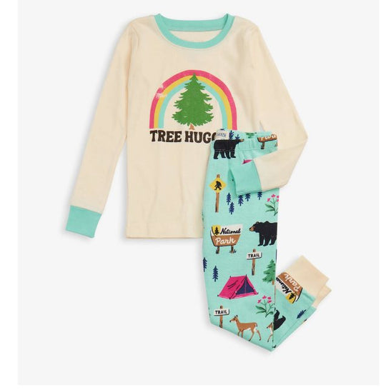 BLP0327 Christmas tree long sleeve boy girl pajamas outfit preorder 20230816