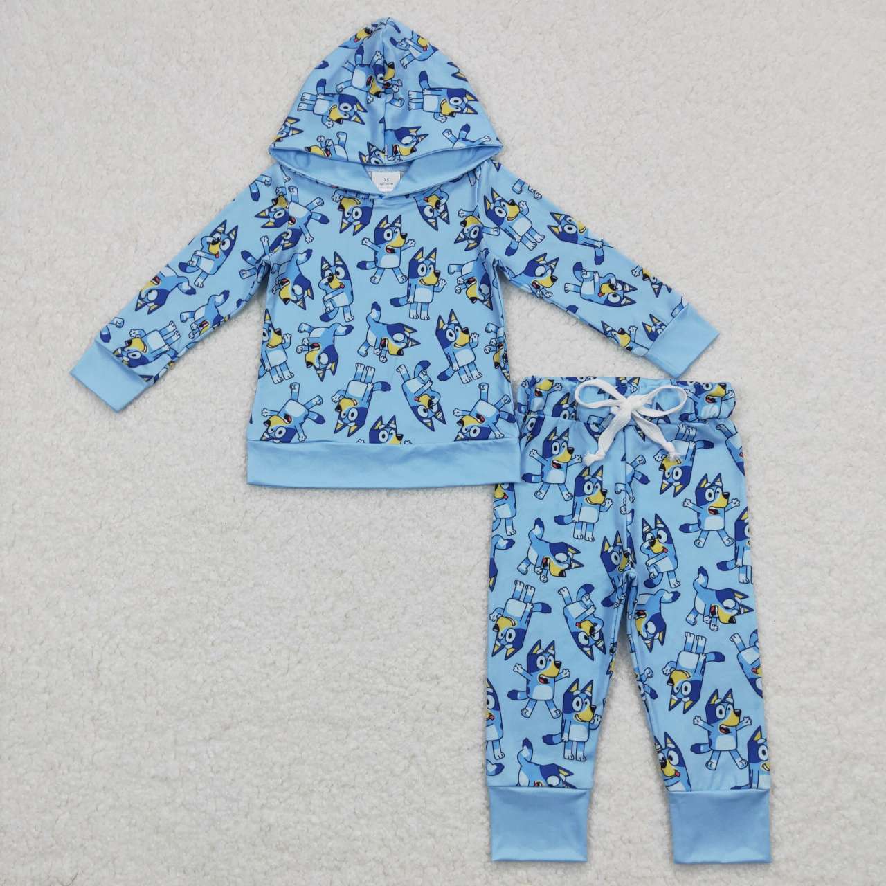 RTS BLP0399 western bluey hoodie long sleeve jogging pants boy outfit 20231024