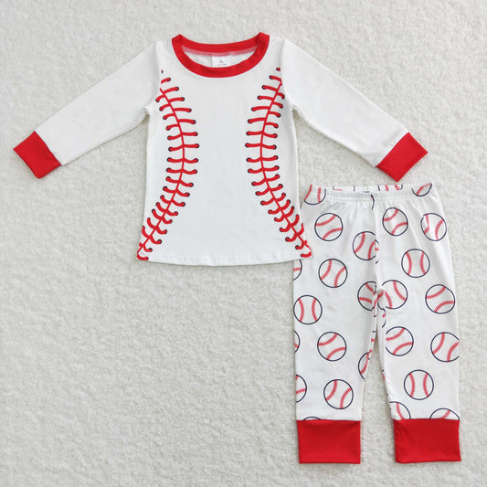 BLP0425 ball long sleeve boy outfit pajamas RTS 20231204