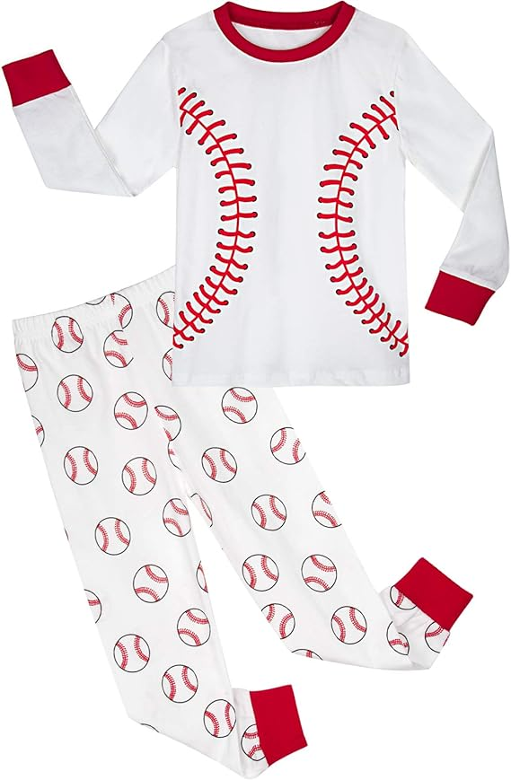 BLP0425 ball long sleeve boy outfit pajamas RTS 20231204